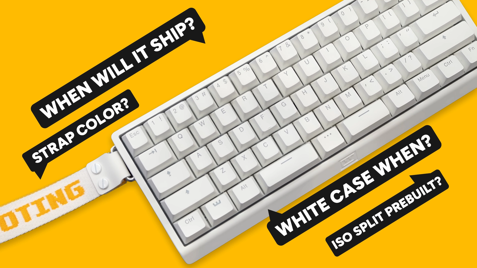 【新品未開封】Wooting 60HE v2 Module ANSI Split Wooting 60HE V2 Module - ANSI Split Spacebar - us.MaxGaming.com