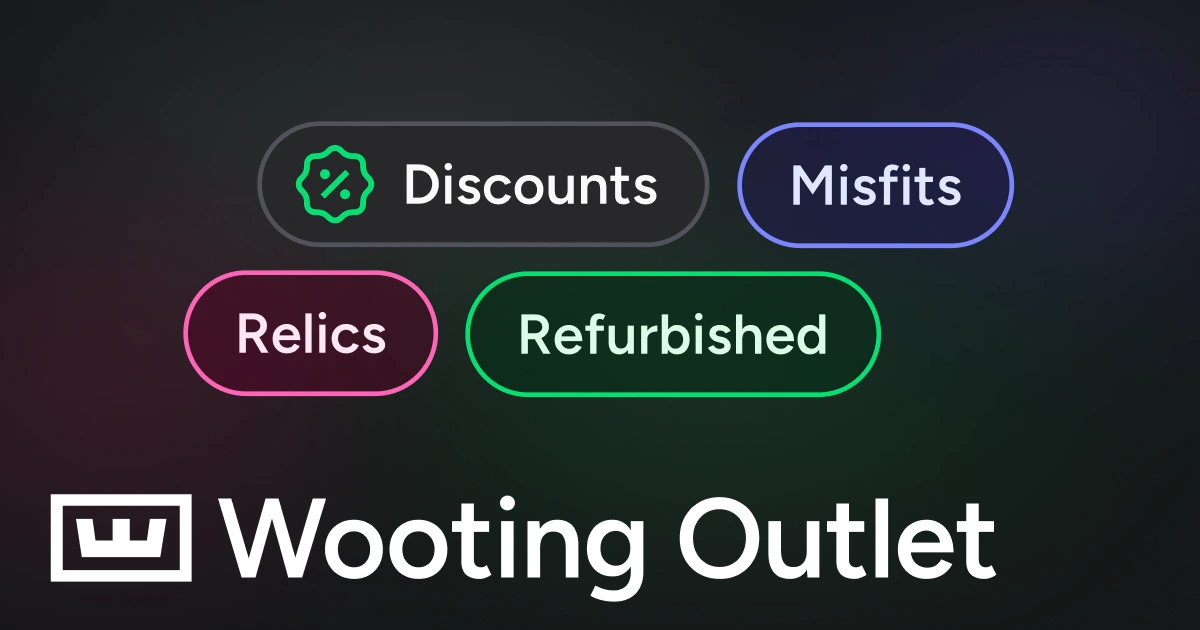 Wooting Outlet | Get your Wooting gear at a Discount!