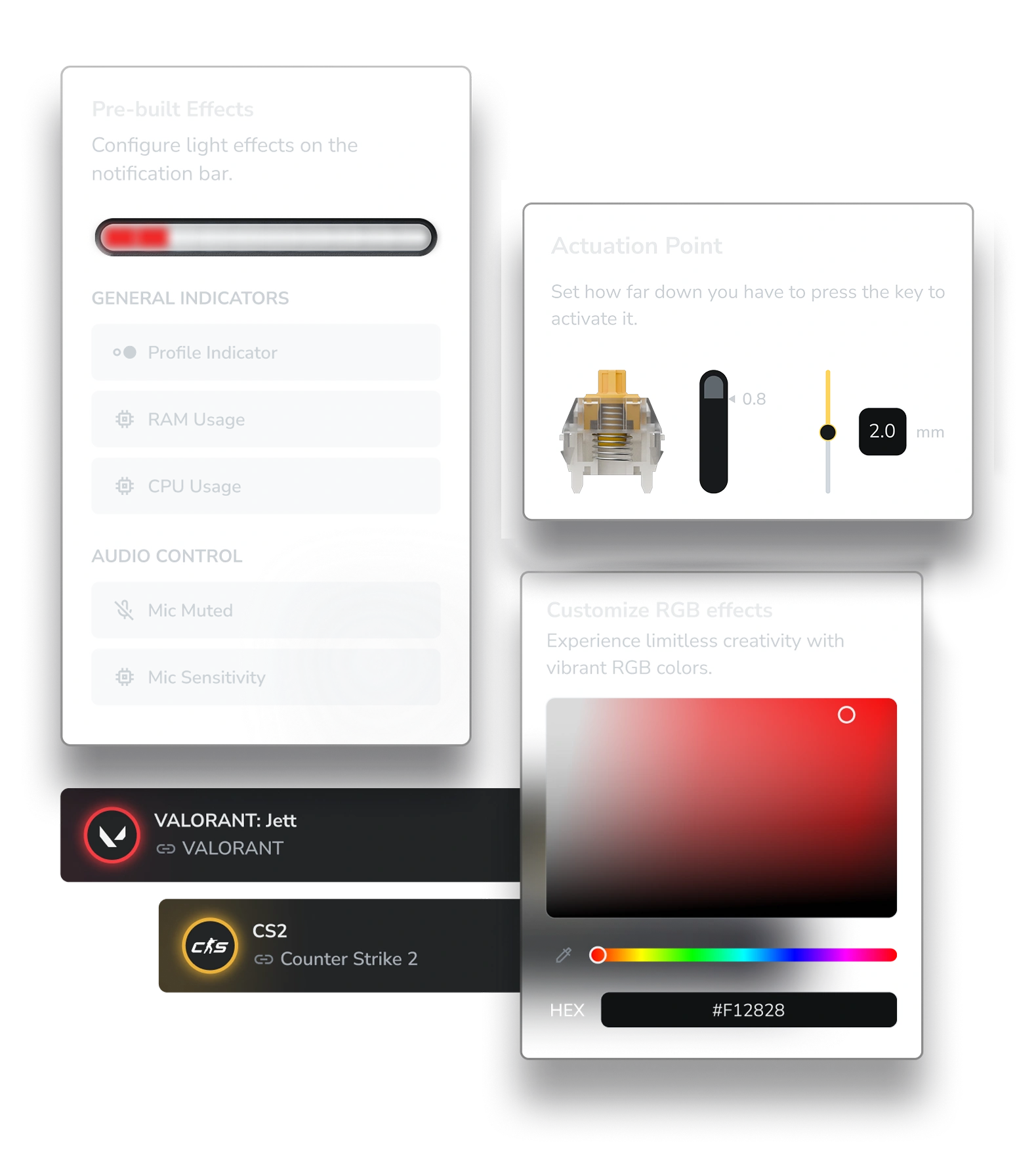 Wootility keyboard configuration interface