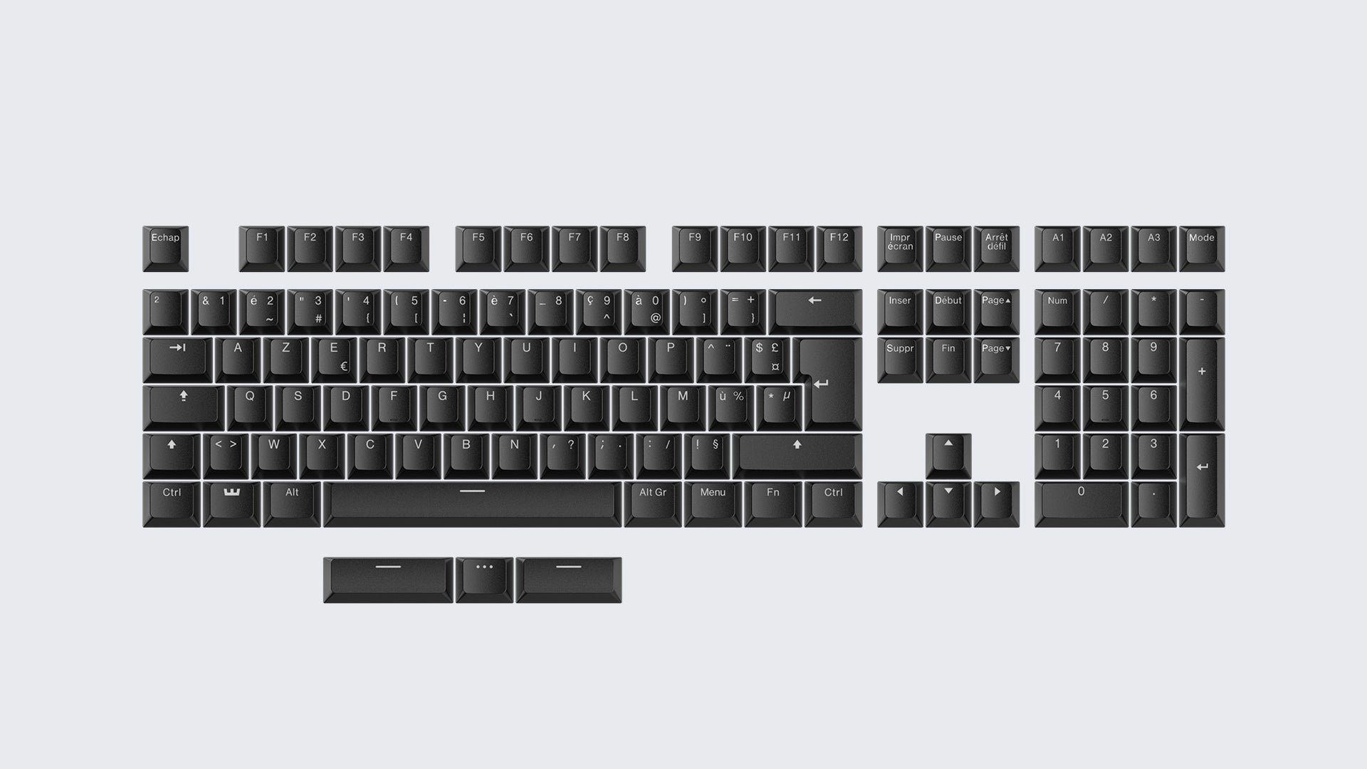 Wooting ダブルショット Backlit PBT キーキャップ Wooting Double Shot PBT Backlit Keycap Set | Wooting