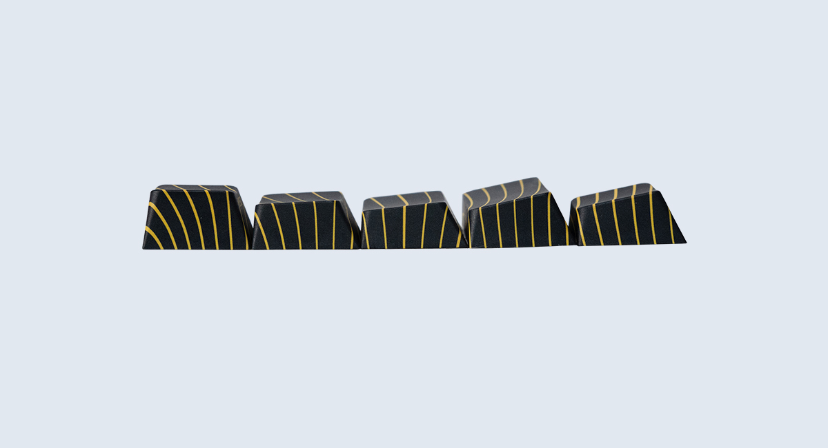 Wooting 5 sided Dye-sub PBT Keycap Set - Take Control | Wooting