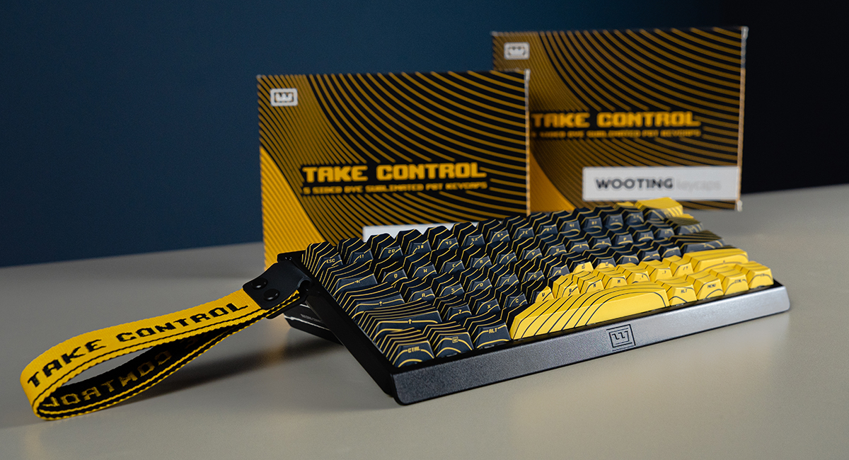 キーボード Wooting TAKE CONTROL PBT Keycap Wooting 5 sided Dye-sub PBT Keycap Set - Take Control | Wooting