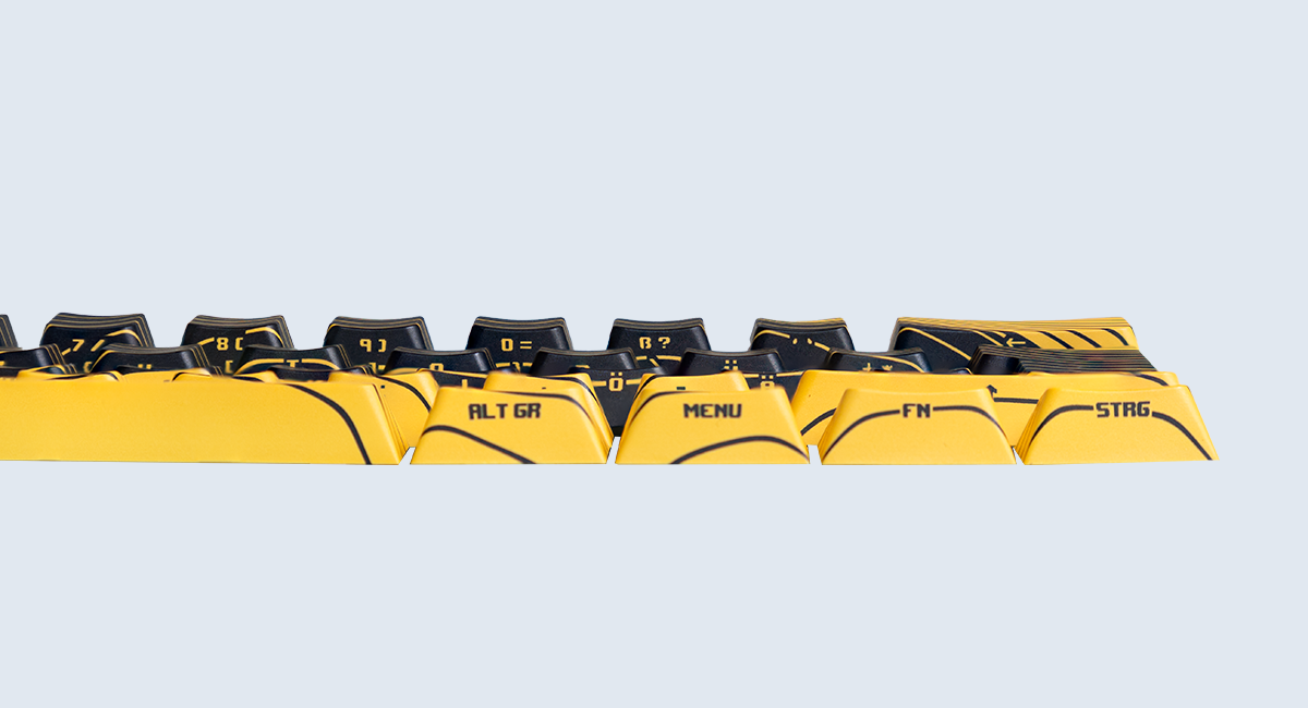 Wooting 5 sided Dye-sub PBT Keycap Set - Take Control | Wooting