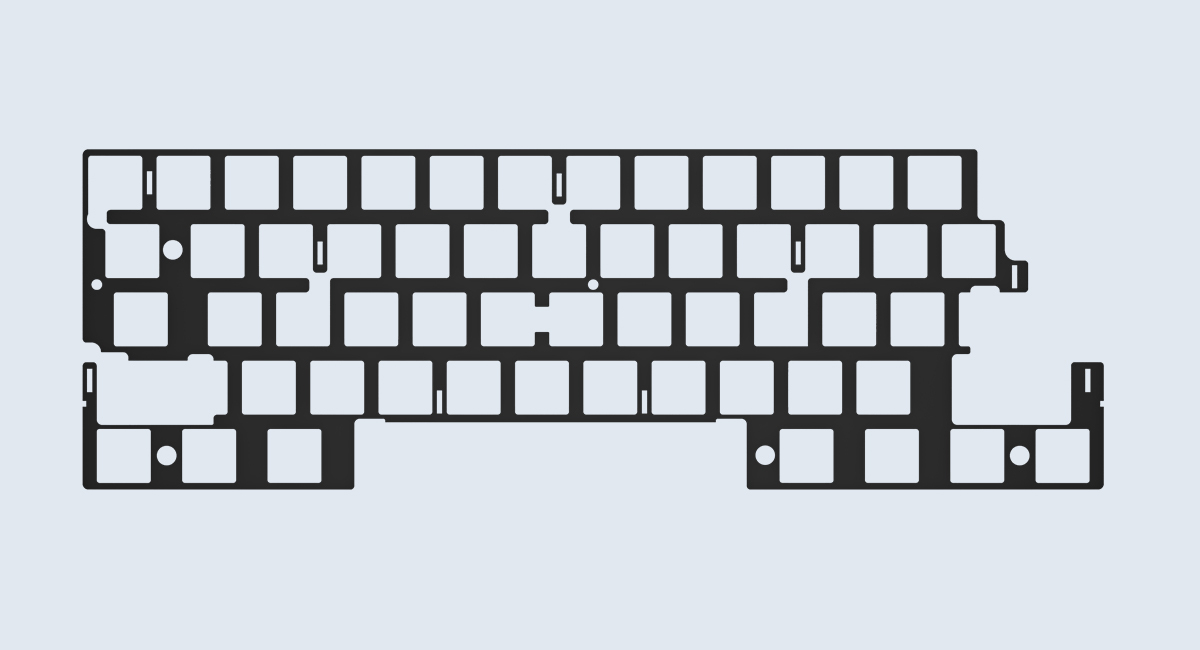 Wooting用純銅キーボードプレート PC Switch Plate Kit for Wooting 60HE | Wooting
