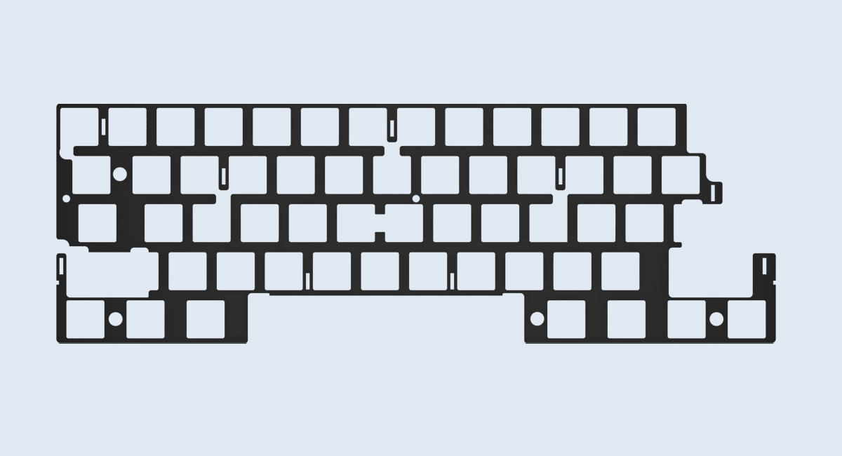 Wooting用純銅キーボードプレート PC Switch Plate Kit for Wooting 60HE | Wooting