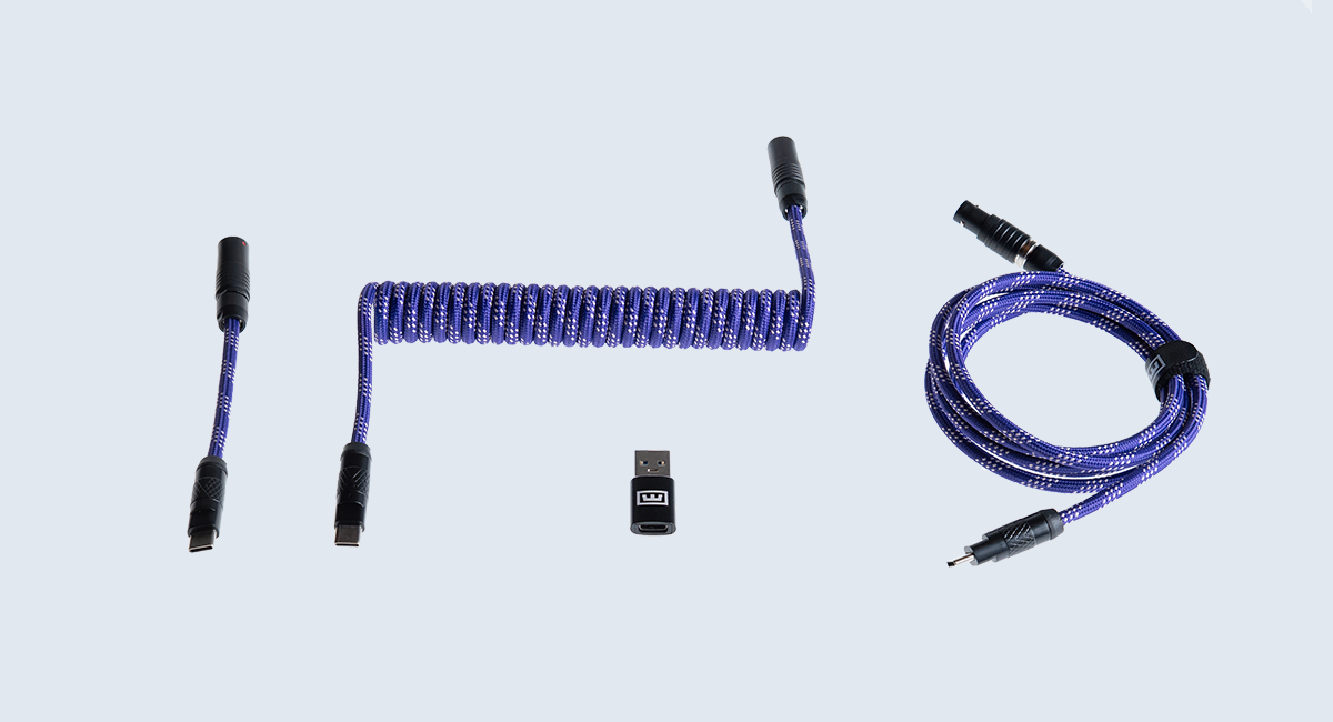 Wooting 着脱式 USB-C コイル／ストレート ケーブルセット | Wooting