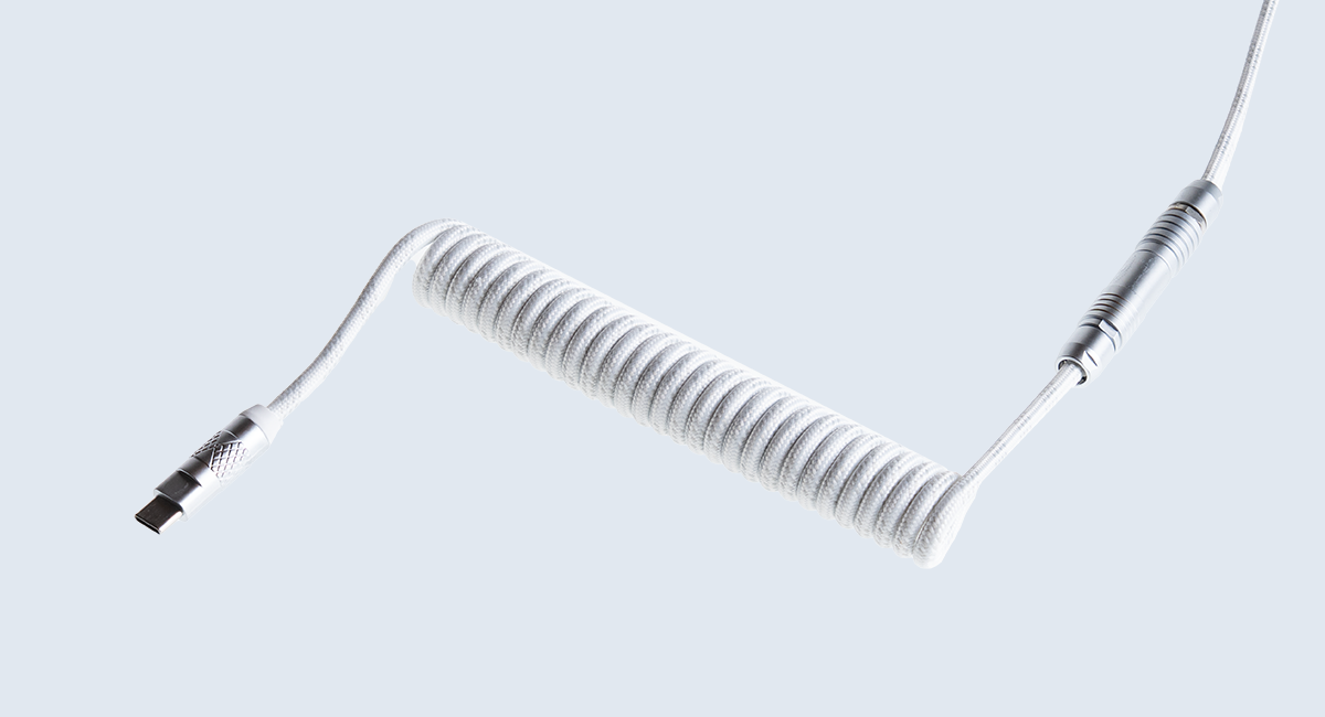 Wooting Detachable USB-C Coiled/Straight Cable Set | Wooting